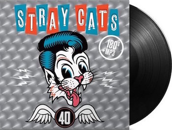 Stray Cats ,The - 40 ( Ltd Black Vinyl , Gatefold Sleeve )